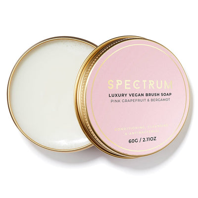 Bergamot and Pink Grapefruit Vegan Makeup Brush Soap