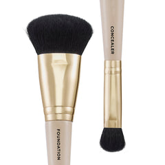 The Foundation & Concealer Dual-Ended Makeup Brush